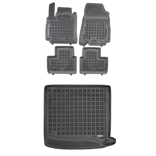 Dywaniki i mata gumowa zestaw komplet do Renault Arkana 2019-