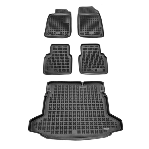 Dywaniki i mata gumowa zestaw komplet do Saab 9-3 2002-2011 (II)
