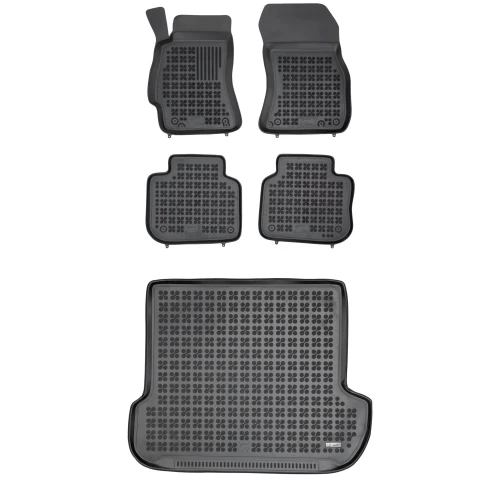 Dywaniki i mata gumowa zestaw komplet do Subaru Outback 2014-2019 (V)