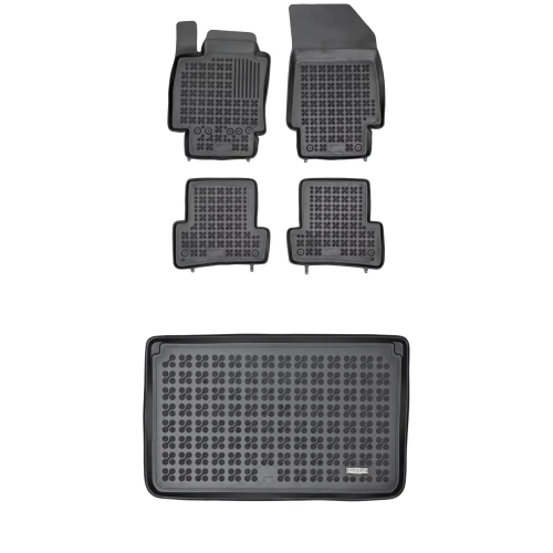 Dywaniki i mata gumowa zestaw komplet do Renault Captur 2013-2019 (I)