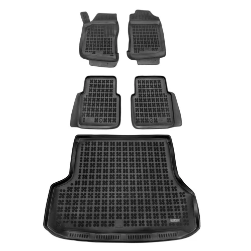 Dywaniki i mata gumowa zestaw komplet do Saab 9-5 1997-2009 (I)