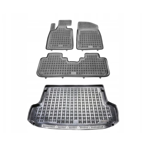 Dywaniki i mata gumowa zestaw komplet do Lexus RX 2015-2022 (IV)