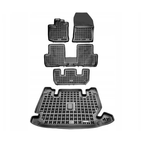 Dywaniki i mata gumowa zestaw komplet do Dacia Lodgy 2012-2022