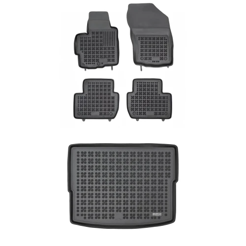 Dywaniki i mata gumowa zestaw komplet do Mitsubishi Eclipse Cross 2018-