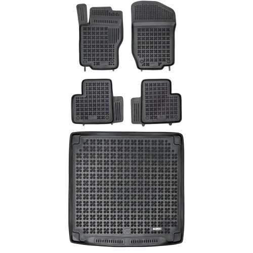 Dywaniki i mata gumowa zestaw komplet do Mercedes-Benz Klasa M 2005-2011 (W164)