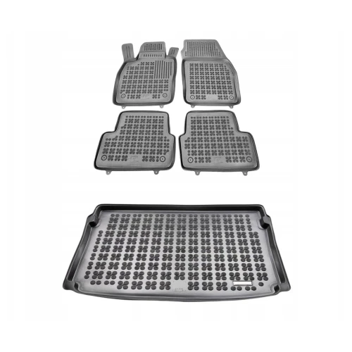 Dywaniki i mata gumowa zestaw komplet do SEAT Arona 2017-