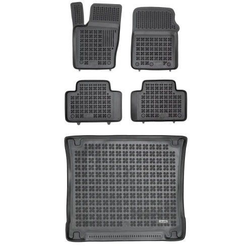Dywaniki i mata gumowa zestaw komplet do Jeep Grand Cherokee 2010-2021 (WK2)
