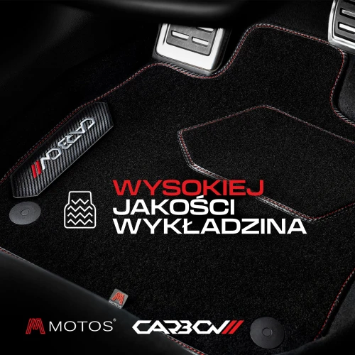 Dywaniki welurowe Carbon™ do Citroen C4 Grand Picasso I 2006-2013