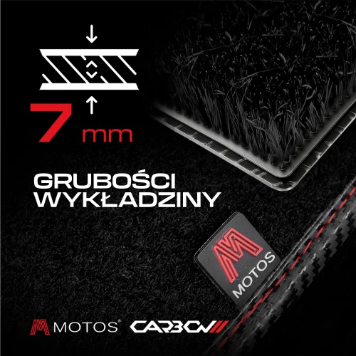 Dywaniki welurowe Carbon™ do Hyundai Tucson II 2009-2015