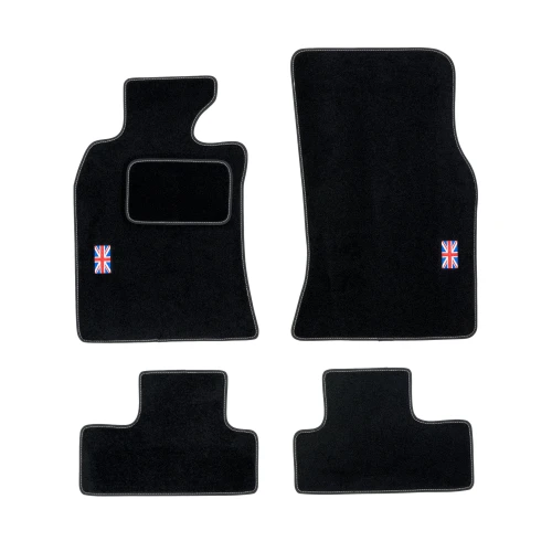 Dywaniki welurowe LOGO do Mini Cooper I 2001-2006