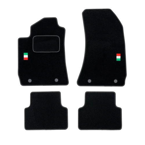 Dywaniki welurowe LOGO do Fiat Sedici 2005-2014