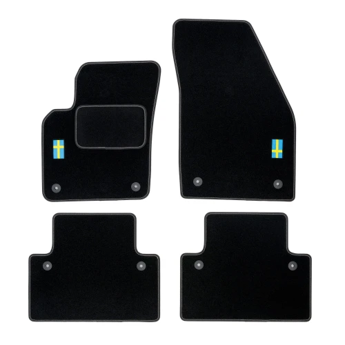 Dywaniki welurowe LOGO do Volvo V50 2004-2012
