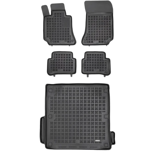 Dywaniki i mata gumowa zestaw komplet do Mercedes-Benz Klasa E 2009-2016 (S212)