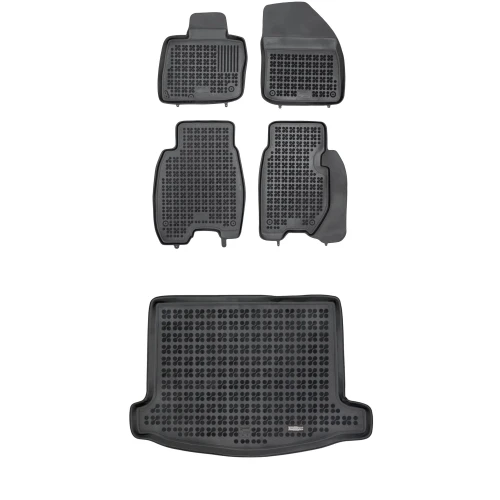 Dywaniki i mata gumowa zestaw komplet do Honda Civic 2006-2011 (VIII)