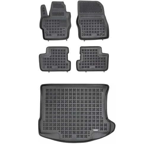 Dywaniki i mata gumowa zestaw komplet do Mazda 3 2008-2013 (II)