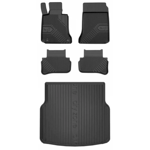 Dywaniki i mata zestaw komplet do Mercedes-Benz Klasa C 2007-2014 (W204)