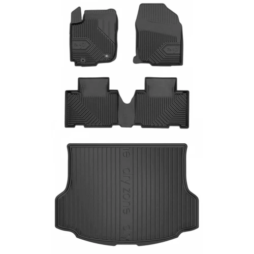 Dywaniki i mata zestaw komplet do Toyota RAV4 2013-2019 (XA40)
