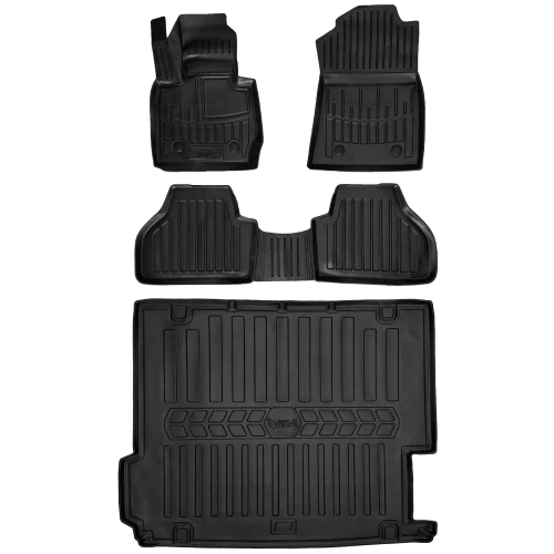 Dywaniki i mata gumowa do bagażnika zestaw 3D do BMW X3 F25 (2010-2017) suv