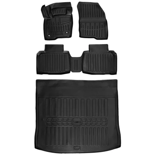 Dywaniki i mata gumowa do bagażnika zestaw 3D do Ford Edge II CD539 (2014-2024) suv