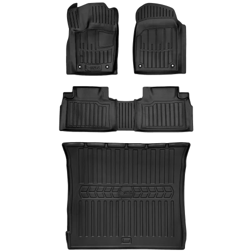 Dywaniki i mata gumowa do bagażnika zestaw 3D do Jeep Grand Cherokee IV WK2 (2010-2021) suv