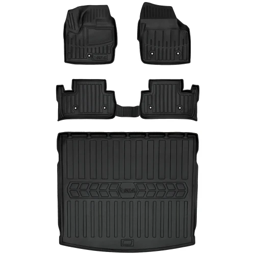 Dywaniki i mata gumowa do bagażnika zestaw 3D do Land Rover Freelander II L359 (2006-2014) suv