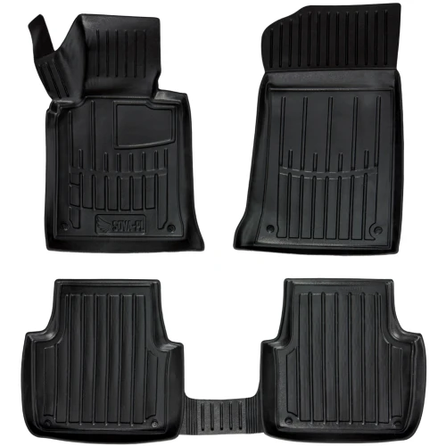 Dywaniki gumowe 3D korytka BMW Seria 3 E46 (1998-2005) kombi, sedan z napędem 2x4 (2WD)