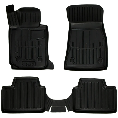 Dywaniki gumowe 3D korytka BMW Seria 3 F30 (2011-2018) sedan