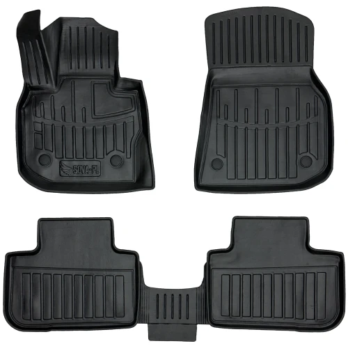 Dywaniki gumowe 3D korytka BMW iX3 G08 (od 2021) suv wersja Electric (BEV)