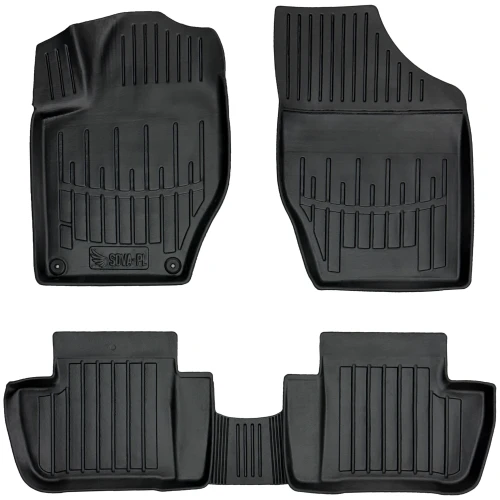 Dywaniki gumowe 3D korytka Citroen C4 II LN (2010-2017) hatchback