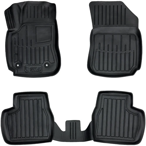 Dywaniki gumowe 3D korytka Citroen C4 Cactus (2014-2020) suv
