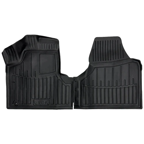 Dywaniki gumowe 3D korytka Citroen Jumpy II (2007-2016) van wersja 2 osobowa (1+1), 1 rząd