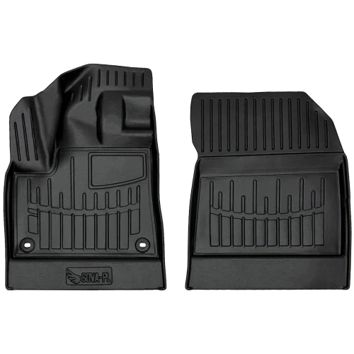 Dywaniki gumowe 3D korytka Fiat Doblo III K9 (od 2022) van, minivan wersja Furgon+ Fiat e-Doblo III