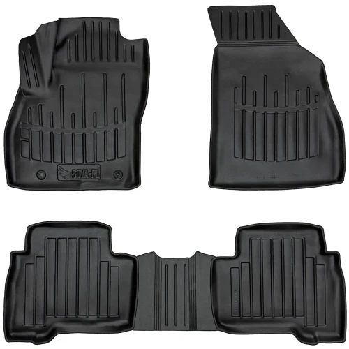 Dywaniki gumowe 3D korytka Fiat Fiorino III (2007-2020) van