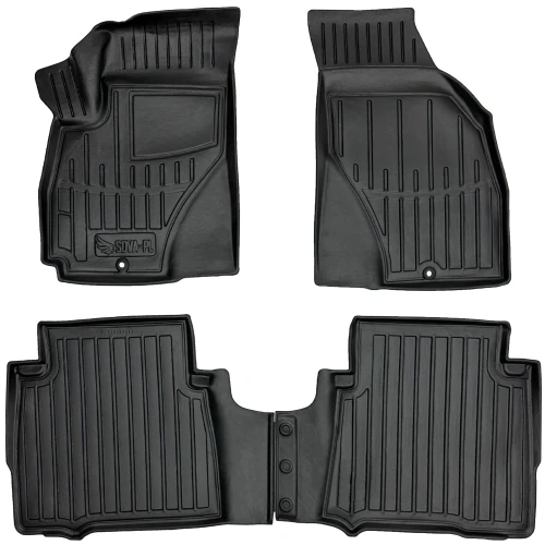 Dywaniki gumowe 3D korytka Hyundai Santa Fe I SM (2001-2006) suv