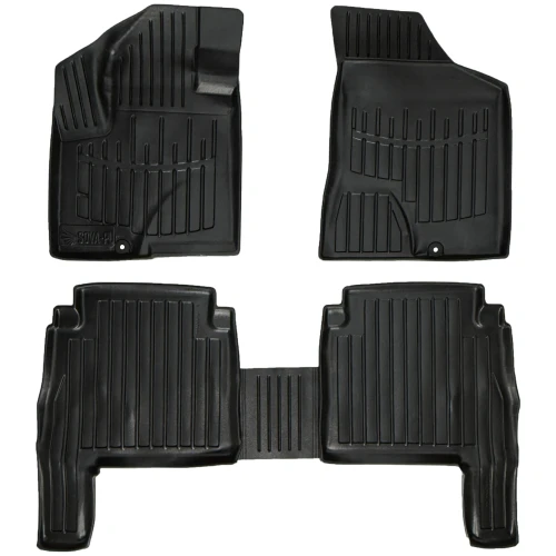 Dywaniki gumowe 3D korytka Hyundai Santa Fe II CM (2006-2010) suv przed liftem