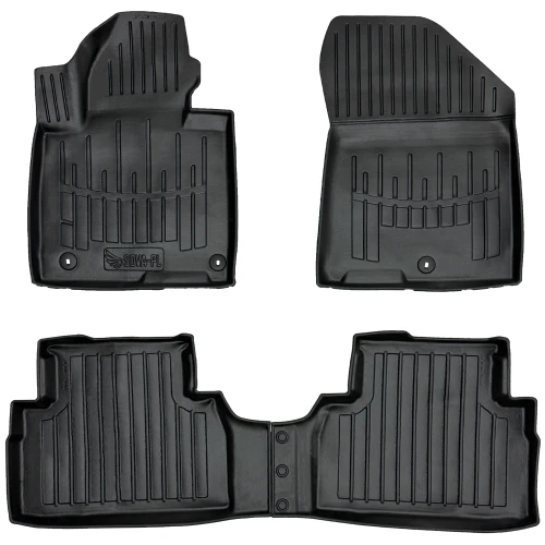 Dywaniki gumowe 3D korytka Hyundai Santa Fe IV TM (2018-2020) suv przed liftem