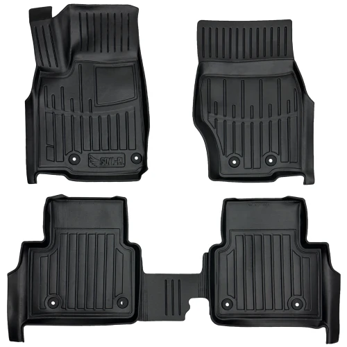 Dywaniki gumowe 3D korytka Jeep Grand Cherokee V WL (od 2021) suv wersja 7 osobowa