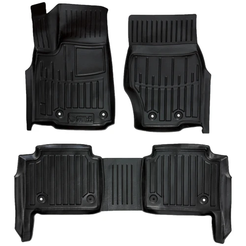 Dywaniki gumowe 3D korytka Jeep Grand Cherokee V WL (od 2021) suv wersja 5 osobowa