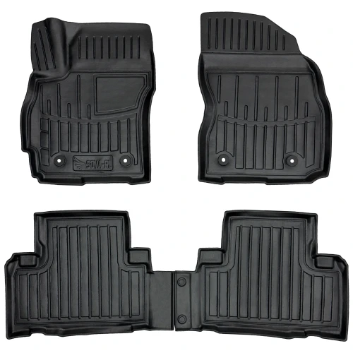 Dywaniki gumowe 3D korytka Mazda 5 II (2010-2018) minivan 1 i 2 rząd