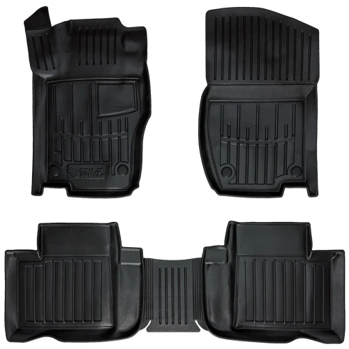 Dywaniki gumowe 3D korytka Mercedes ML II W164 (2005-2011) suv