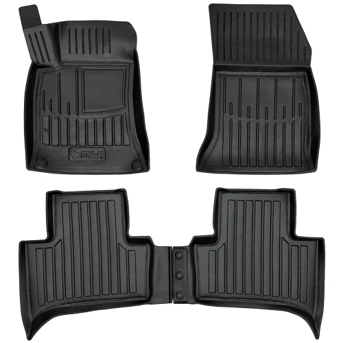 Dywaniki gumowe 3D korytka Mercedes Klasa B II W246 Electric Drive (2014-2018) minivan wersja Electric (BEV)