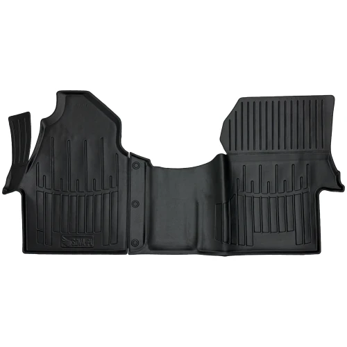 Dywaniki gumowe 3D korytka Mercedes Sprinter II W906 (2006-2018) van wersja 3 osobowa (1+2)