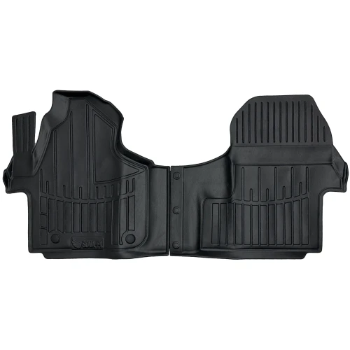 Dywaniki gumowe 3D korytka Mercedes Sprinter III W907 (od 2018) van wersja 3 osobowa (1+2)