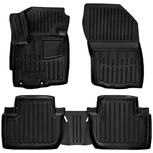 Dywaniki gumowe 3D korytka Mitsubishi Outlander II XL (2006-2012) suv