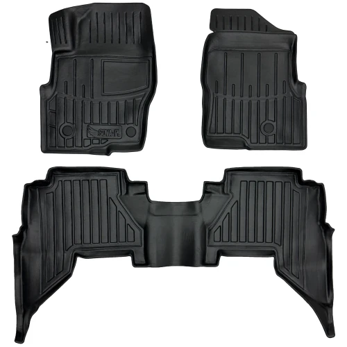 Dywaniki gumowe 3D korytka Nissan Pathfinder III R51 (2010-2015) suv po lifcingu