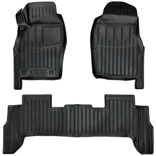 Dywaniki gumowe 3D korytka Nissan Patrol V Y61 (1997-2013) suv 5-drzwiowy