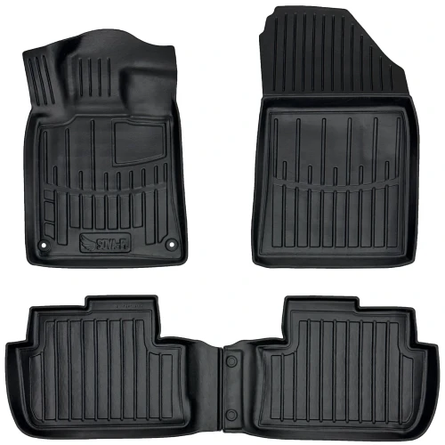 Dywaniki gumowe 3D korytka Peugeot 407 I (2004-2011) kombi, sedan