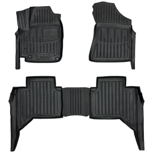 Dywaniki gumowe 3D korytka Peugeot Landtrek (od 2020) pickup