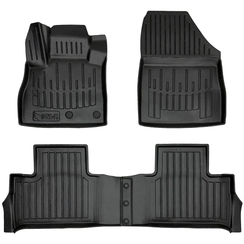 Dywaniki gumowe 3D korytka Renault Scenic IV (2016-2021) minivan