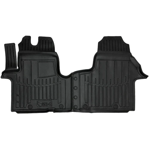 Dywaniki gumowe 3D korytka Renault Trafic III (od 2014) van wersja 3 osobowa (1+2)